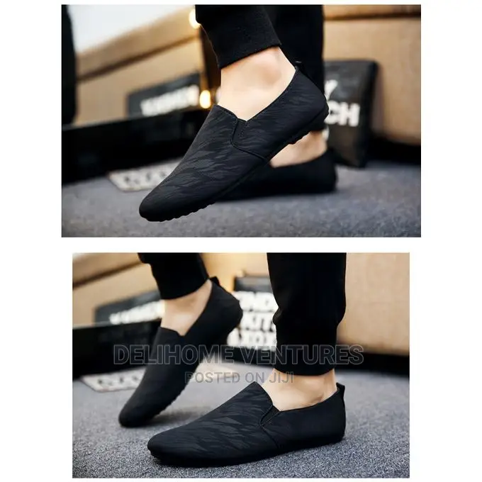 Men's Casual Loafers Shoes -Black