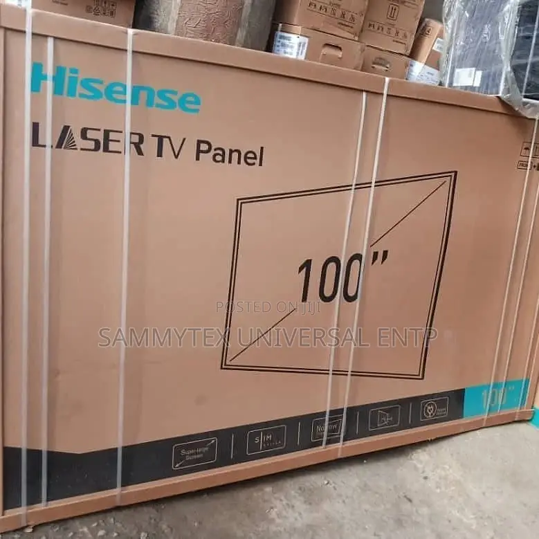 Brand New Hisense 100” Smart Uhd Tv With 2yrs Warranty