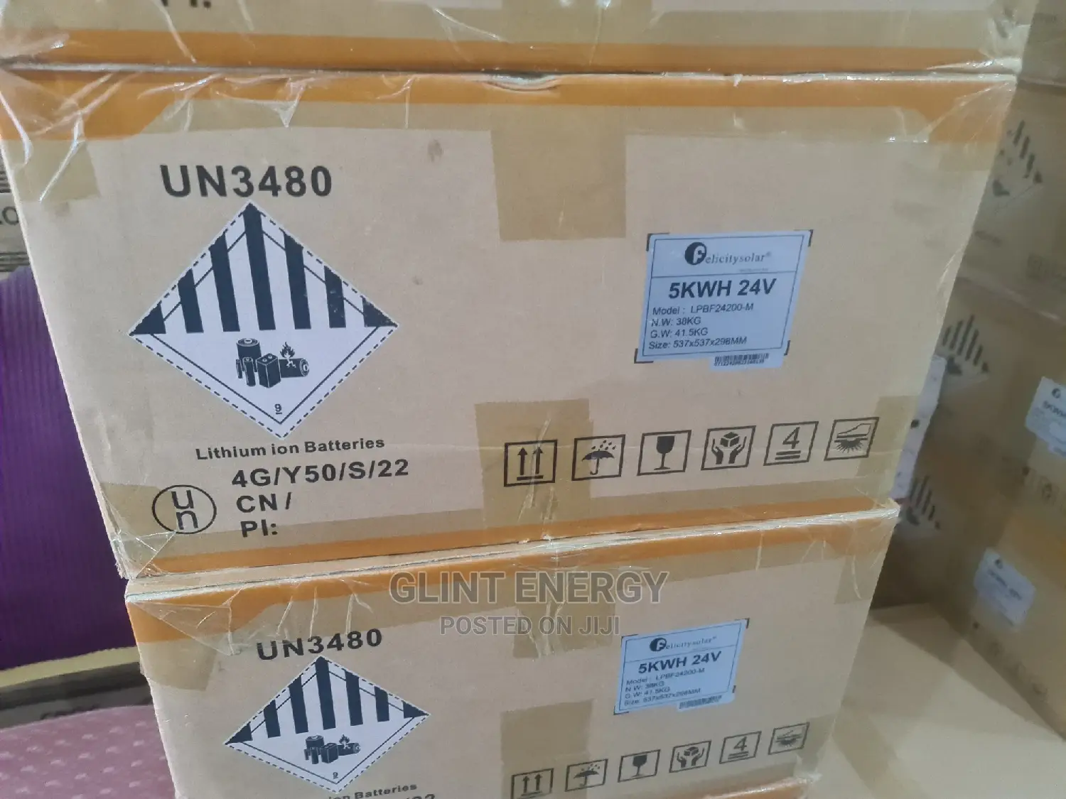 5kwh 24v Falicity Lithium Iron Battery Lpbf24200-m