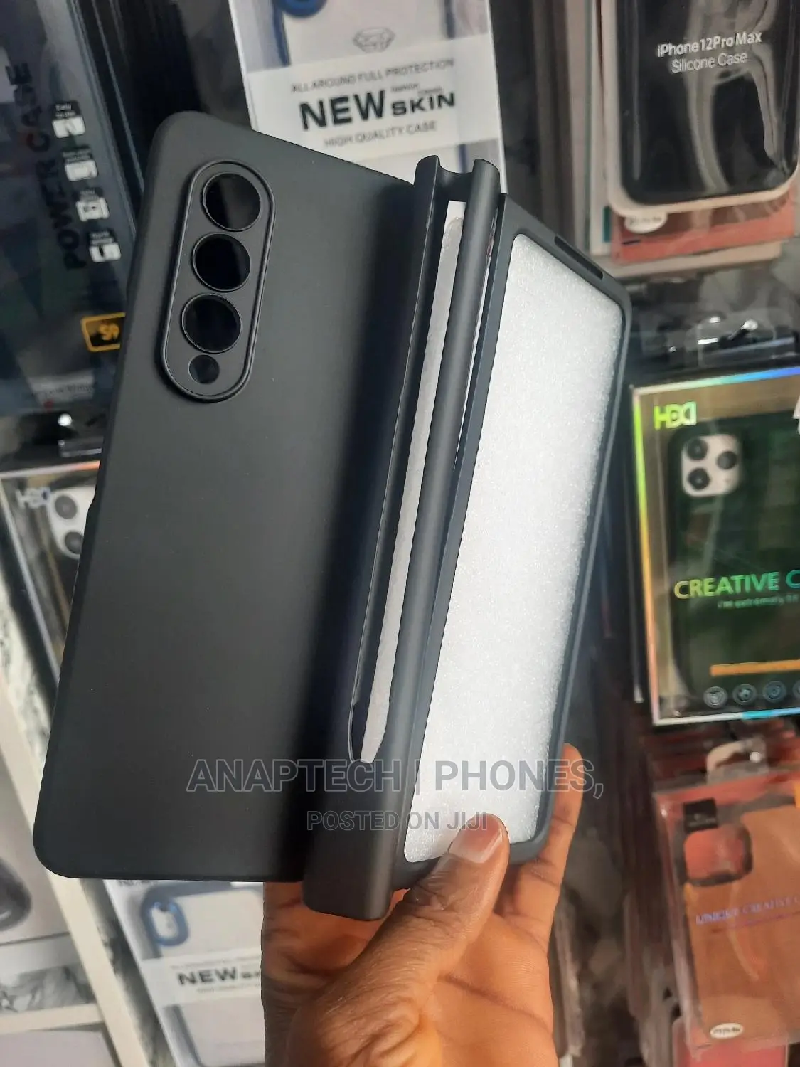 Samsung Galaxy Fold 3 Phone Covers \ Fold3 Black Phone Case
