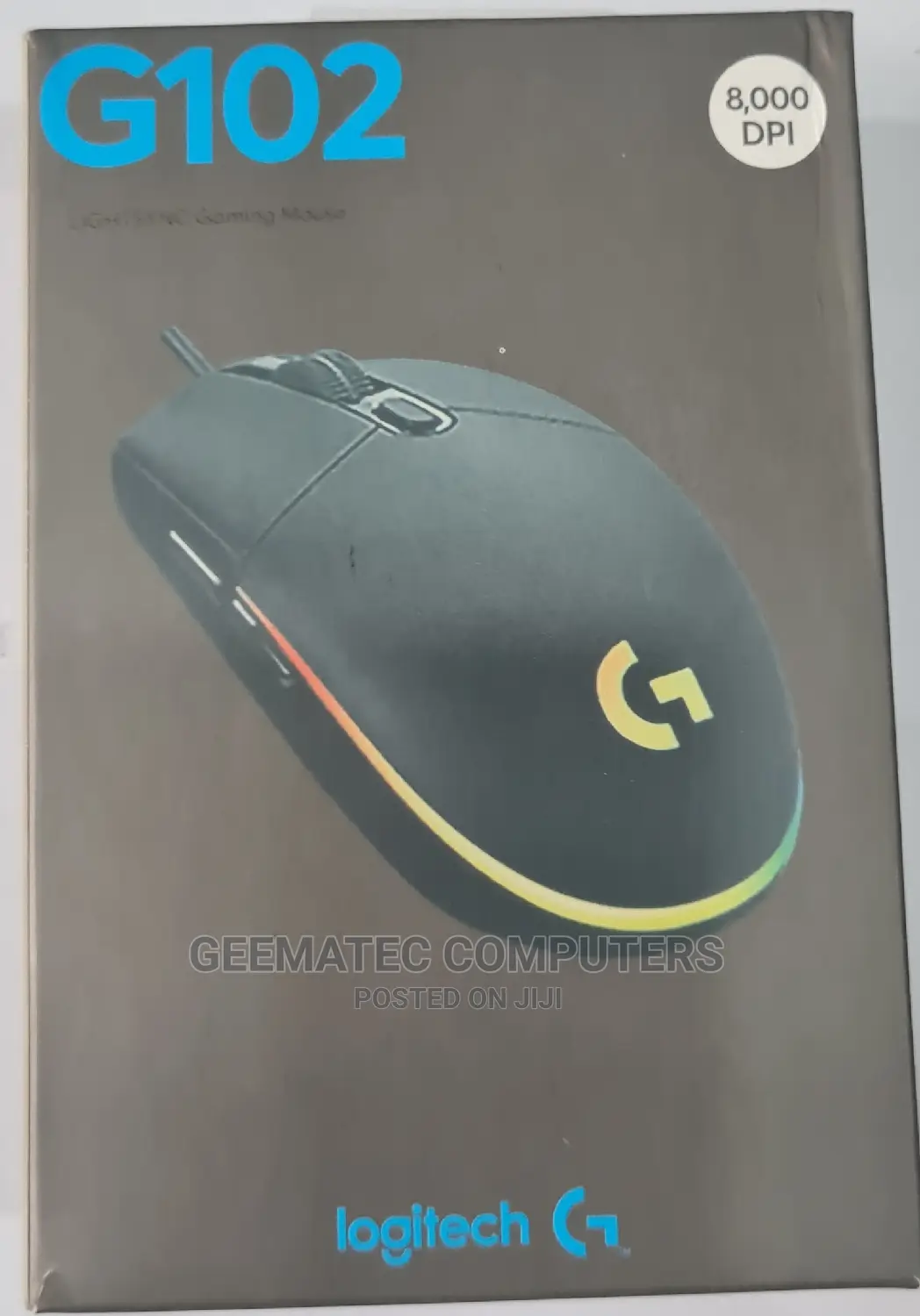Logitec Wired Gaming Optical Mouse.
