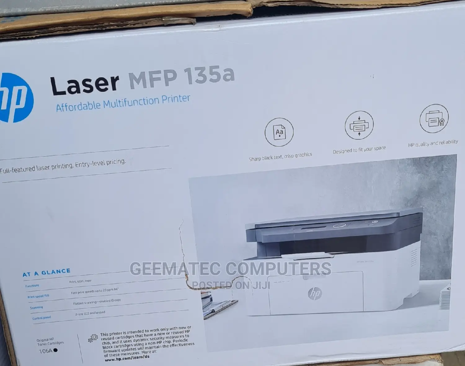 Hp Lasejet 135a Printer 3 In 1