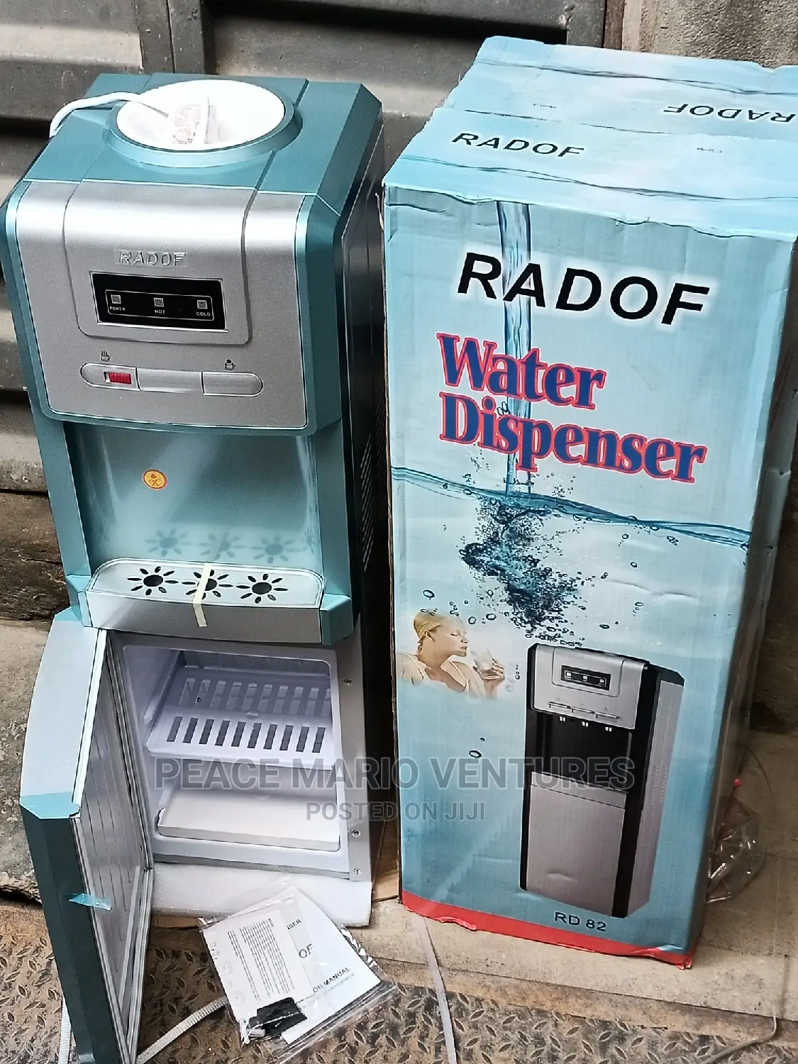 Radof Water Dispenser With Fridge And Childlock 1year Warty