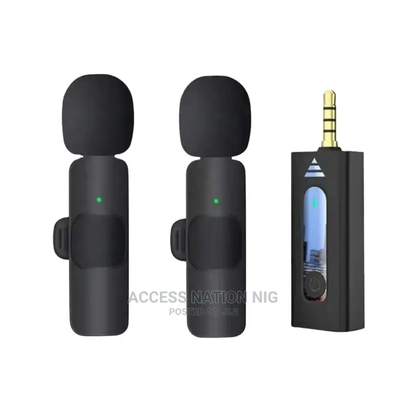3.5mm Lavalier Lapel Microphone Dual Microphone for Camera