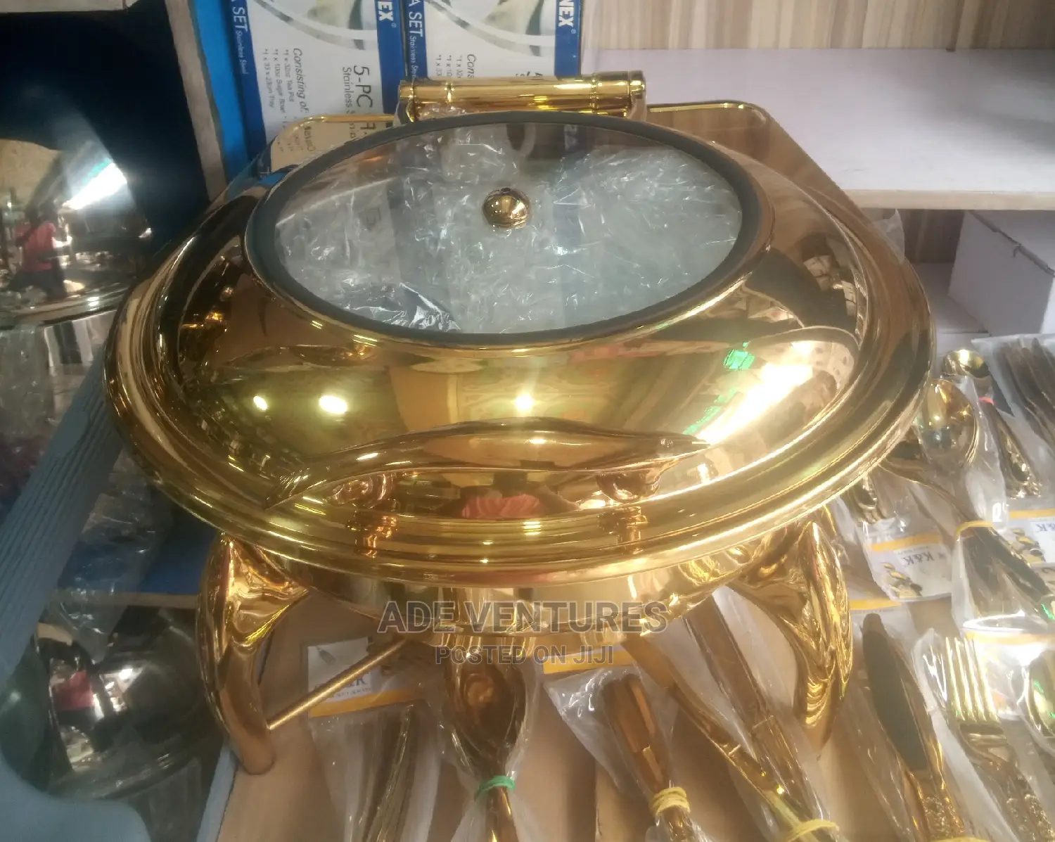 Gold Crome Chafing Dish
