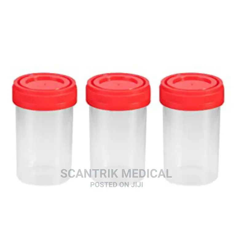 Portable Urine Collection Containers With Patient I.D. Label