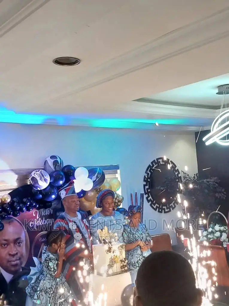 Small Surprise Birthday Decor at Emperor's Restaurant Ikeja