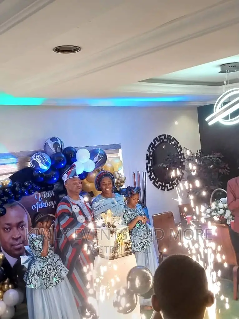 Small Surprise Birthday Decor at Emperor's Restaurant Ikeja