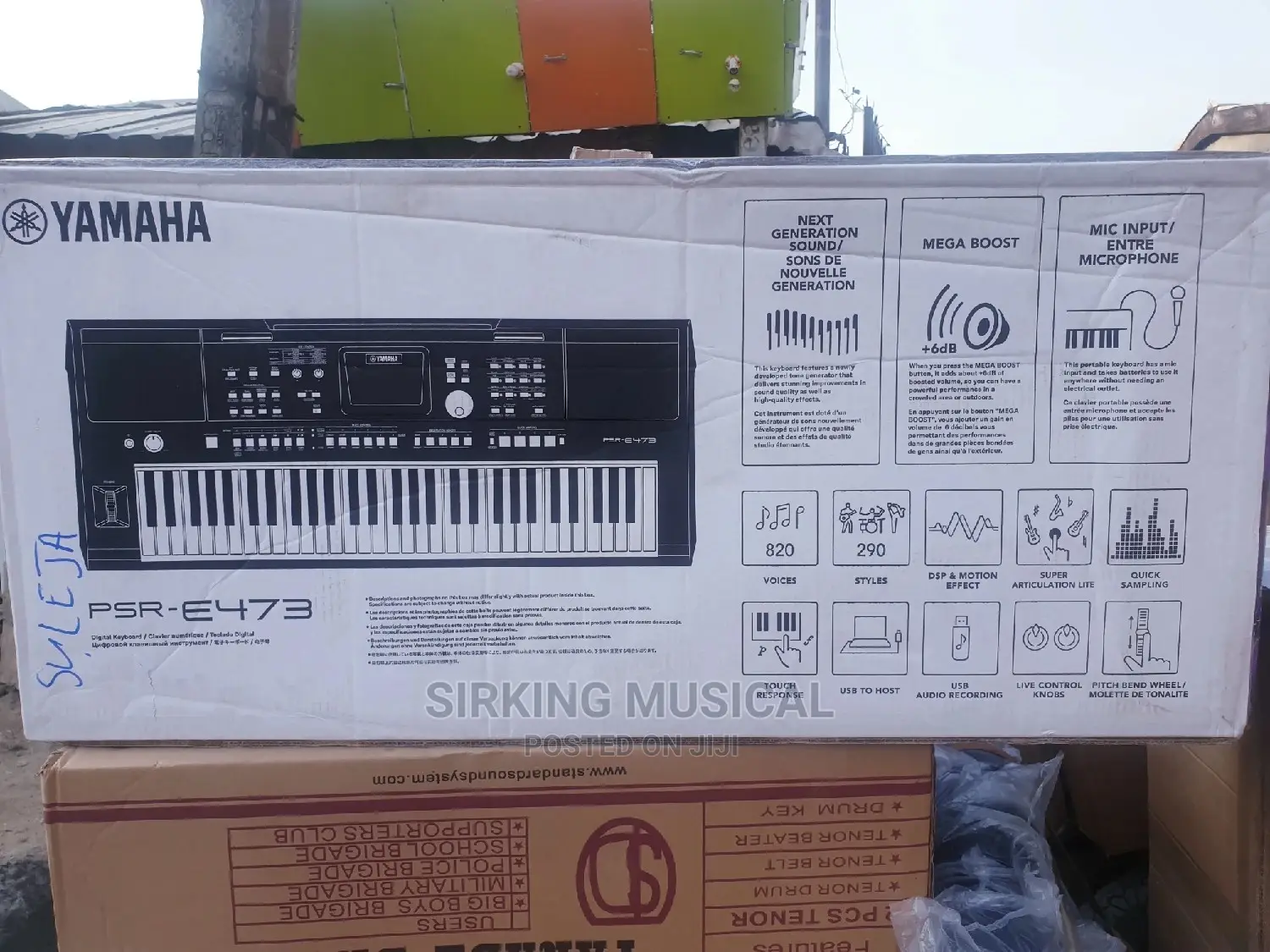 PSR-473 Yamaha Keyboard With Original Adaptor Pa-50
