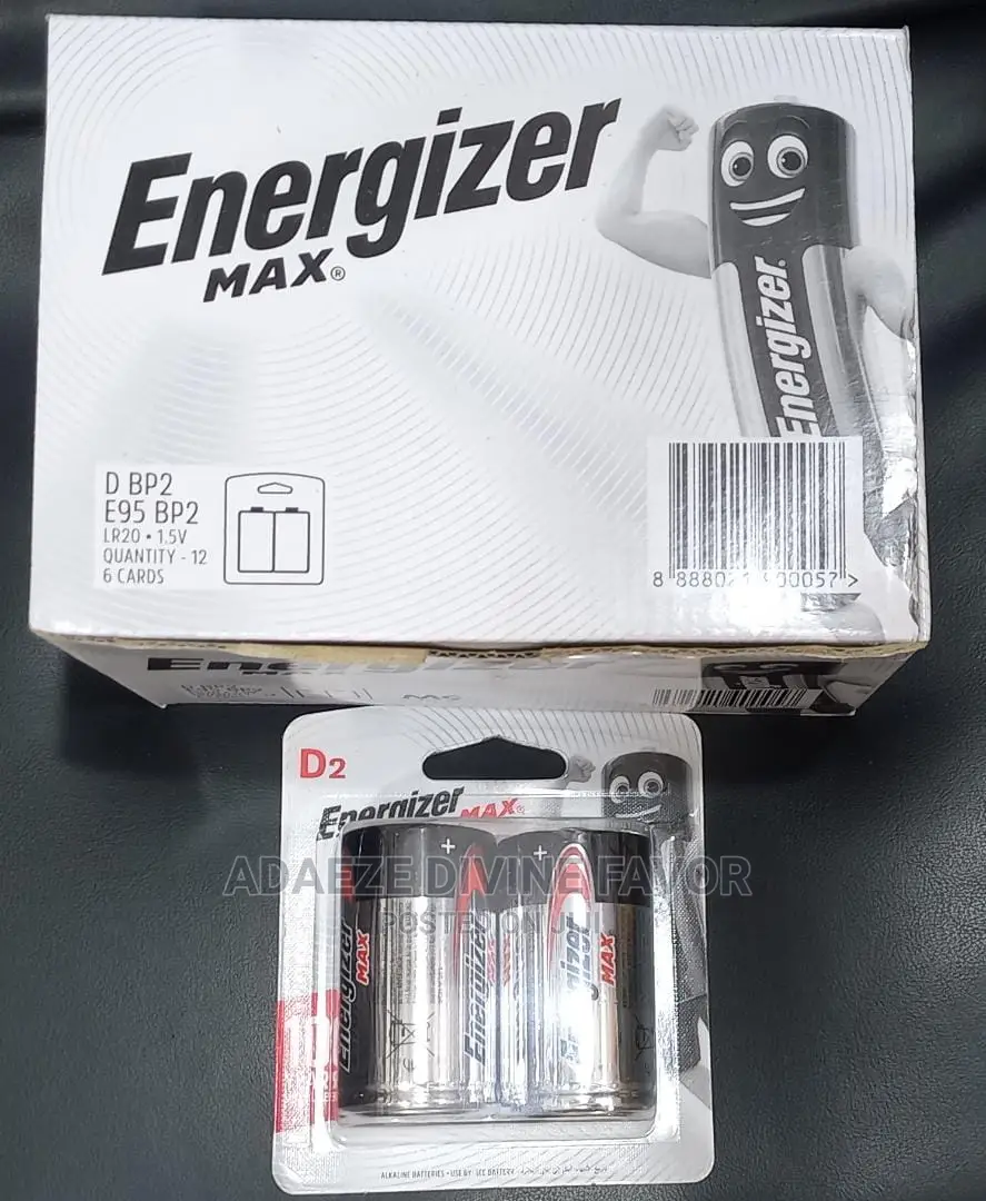 D2 Energizer Max Battery