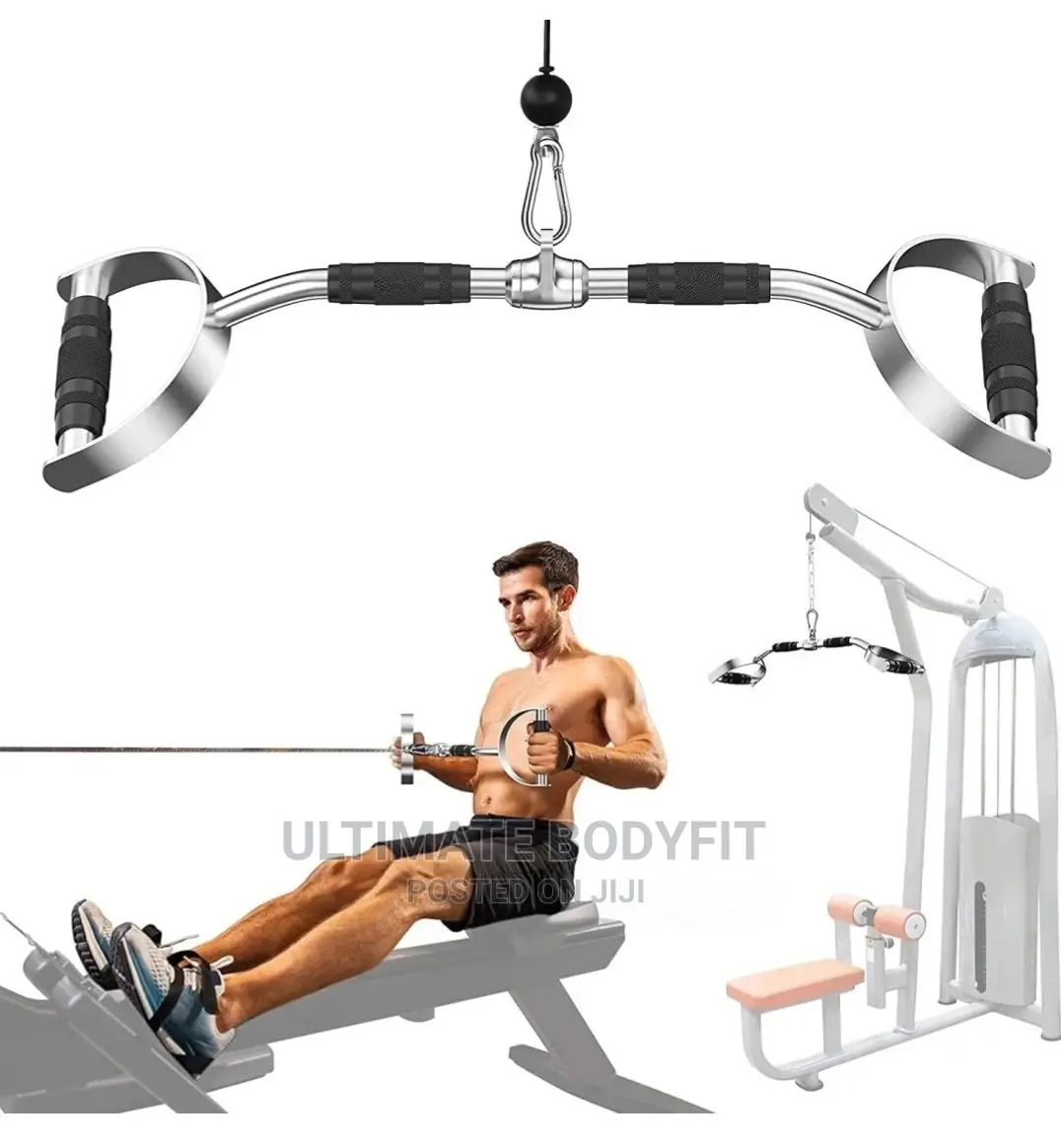Brand New Revolving 24" Pro-style Lat Bar
