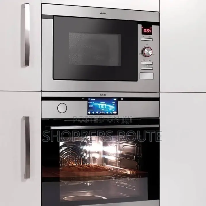 Amica 25L Built-In Microwave With Grill - Stainless Steel