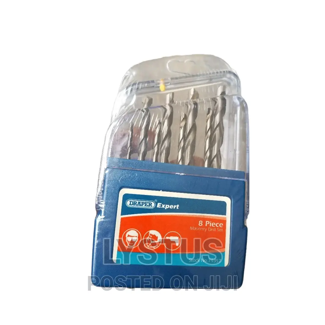 Draper Expert DS8M5 8 Piece Masonry Drill Bits Set, 3mm – 10