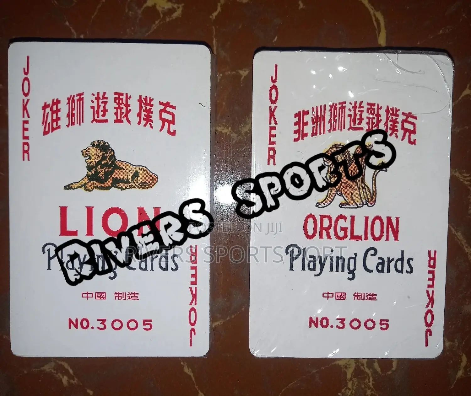 Lion 3005 Playing Card. Poker Card