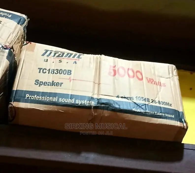 5000 WATTS Titanic USA TC 18300 Naked Speaker