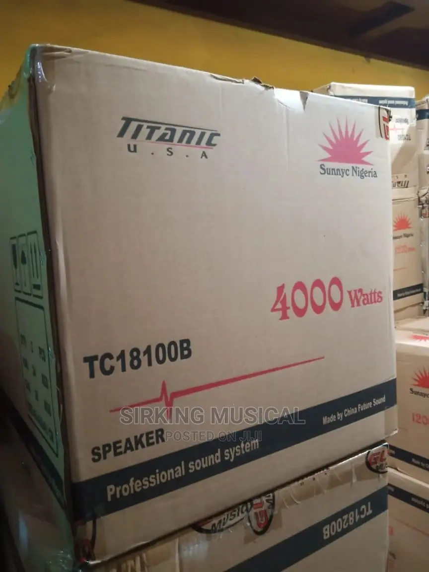 4000 Watts Titanic Usa Tc 18100b Naked Speaker