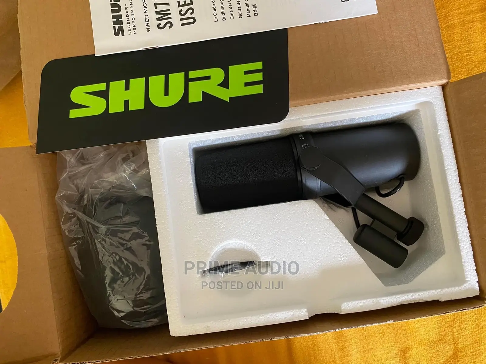 Shure Sm7b Microphone (For Studio Podcast) Condenser Mic