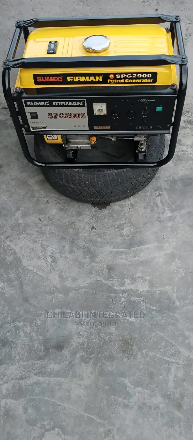 1 Month Old Very New 2.5KVA SUMEC FIRMAN SPG2900 Generator