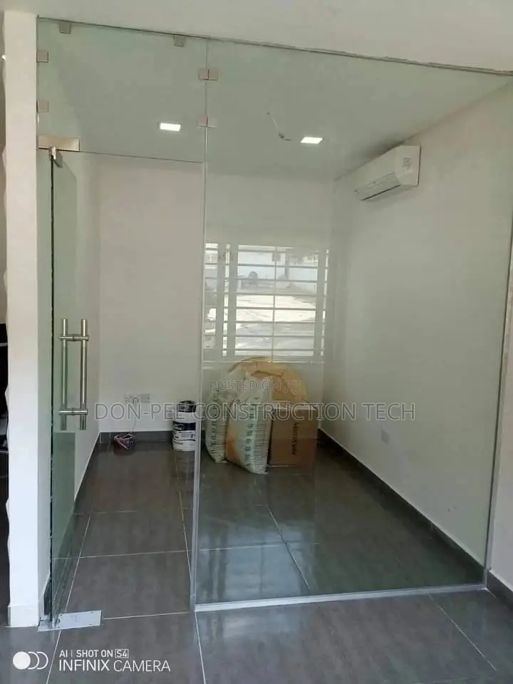 Clear Frameless Doors