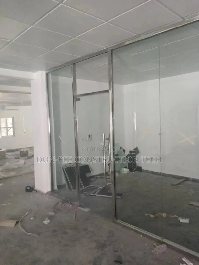 Clear Frameless Doors