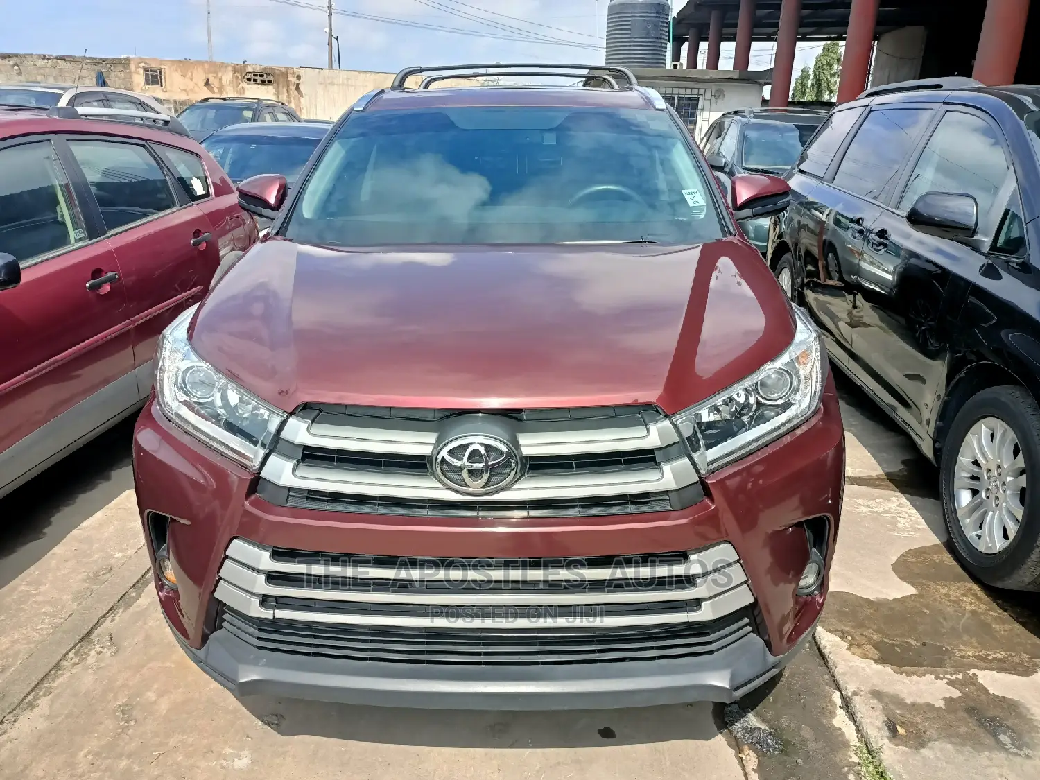 Toyota Highlander XLE V6 4x2 (3.5L 6cyl 6A) 2016 Burgundy