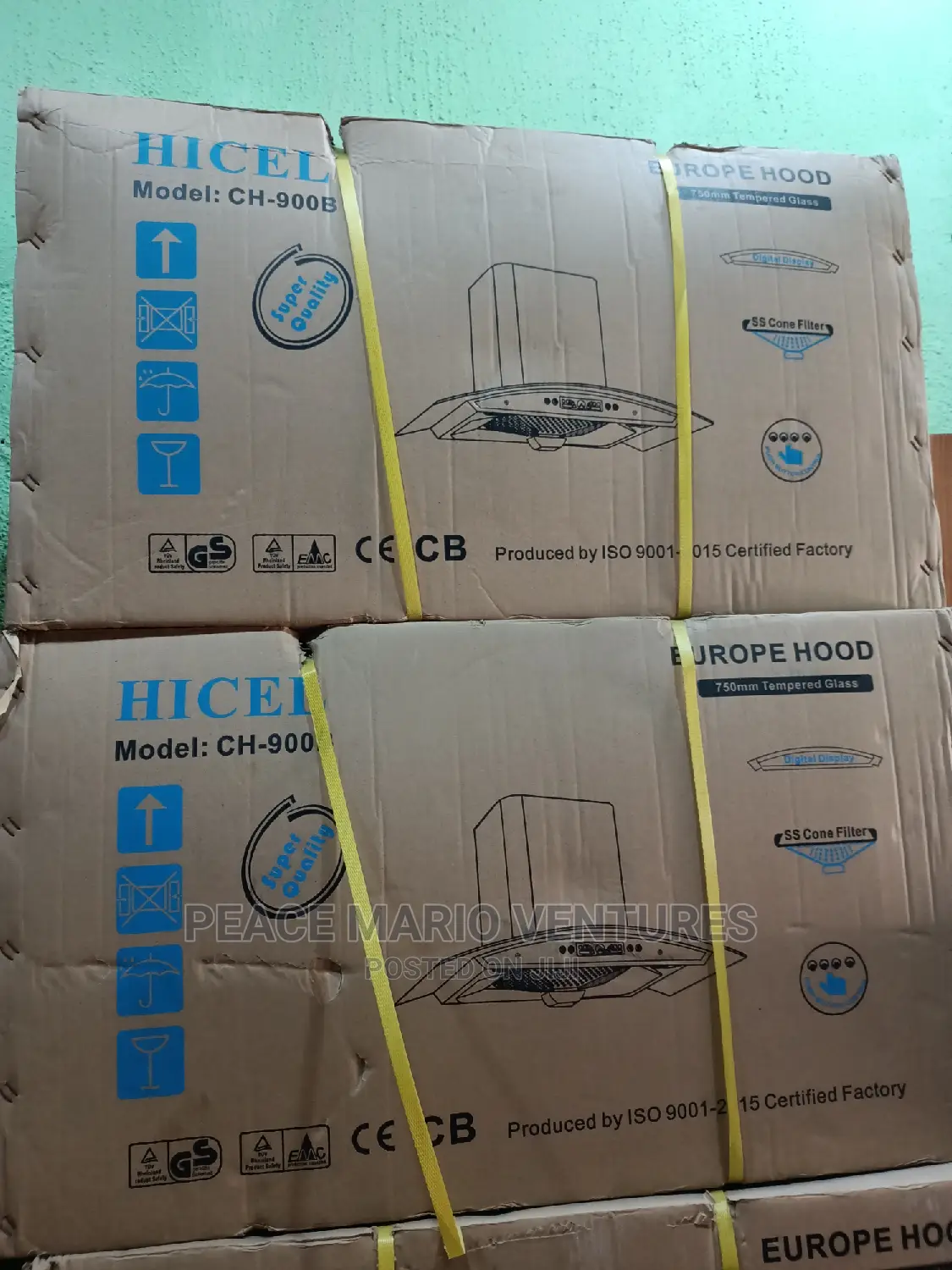 Hicel Best Kitchen Hood 90cm For 6burner With 2year Warranty