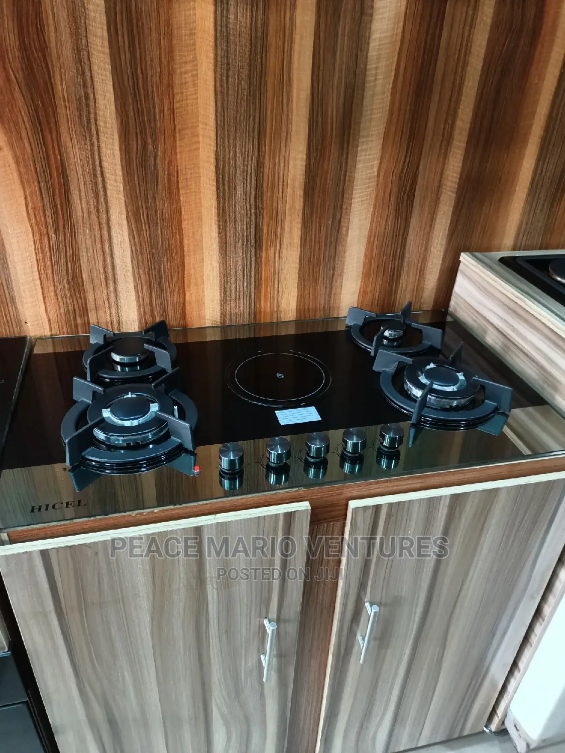 Hicel Best Quality 4burner and 1 Hot Plate Gas Cooker. Wrnty