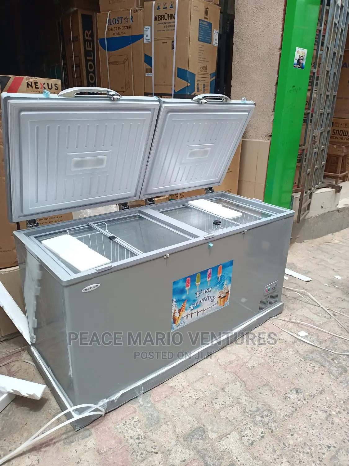 Westcool Best Quality Double Door Freezer With 2years Warnty