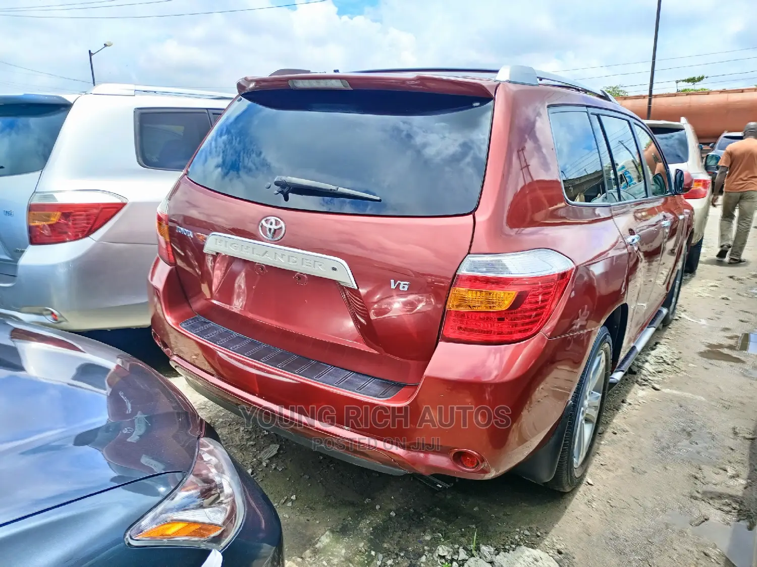 Toyota Highlander 2009 Red
