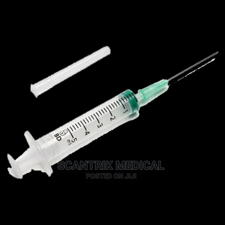 Sterile Hypodermic Syringe With Needle 5ml