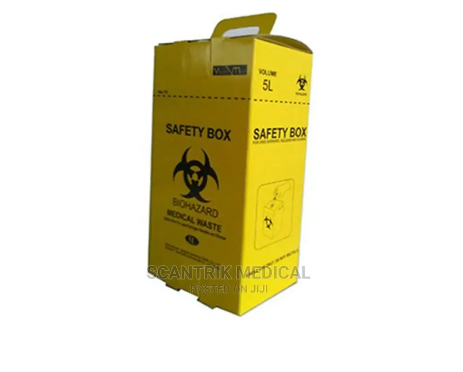 Portable Container Box Collection Safety Box for Syringe 5l