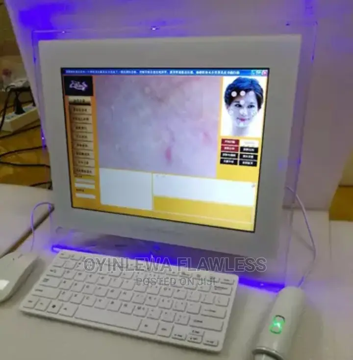 Smart Digital Facial Skin and Hair Testing Analysis Machine