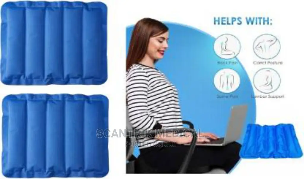 Portable Seat Cushion Air Inflatable Chair Pad
