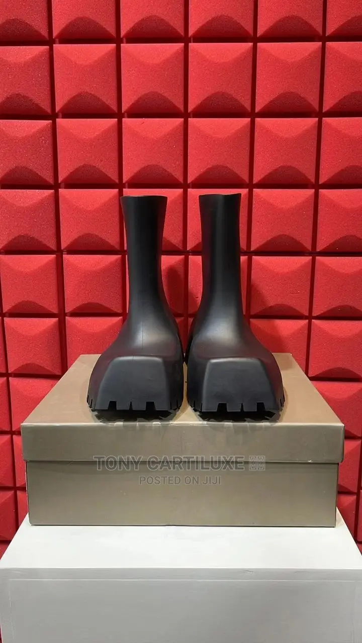 Belenciaga Trooper Rubber Boot Men Women