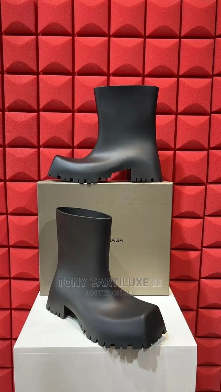 Belenciaga Trooper Rubber Boot Men Women