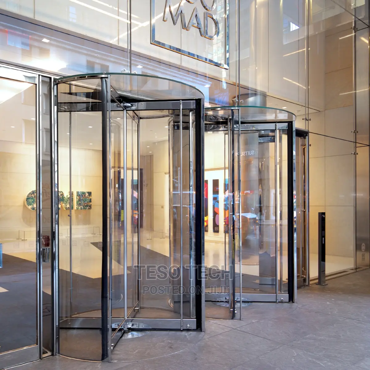 Revolving Door Installation in Lagos