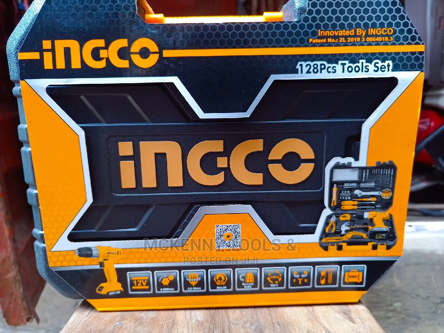 Ingco 128pcs Household Tools Set HKTHP11281