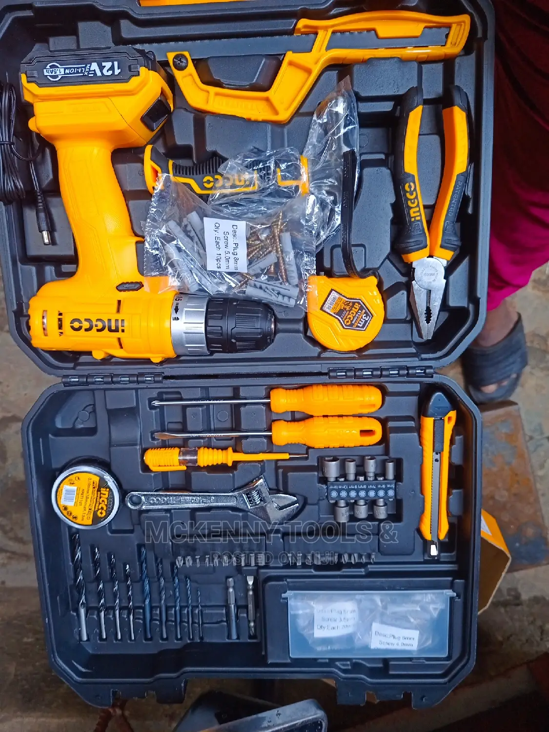 Ingco 128pcs Household Tools Set HKTHP11281