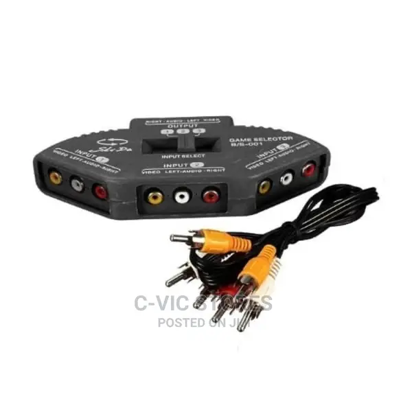 Av Selector Switcher/ Game Selector Switcher + Cable