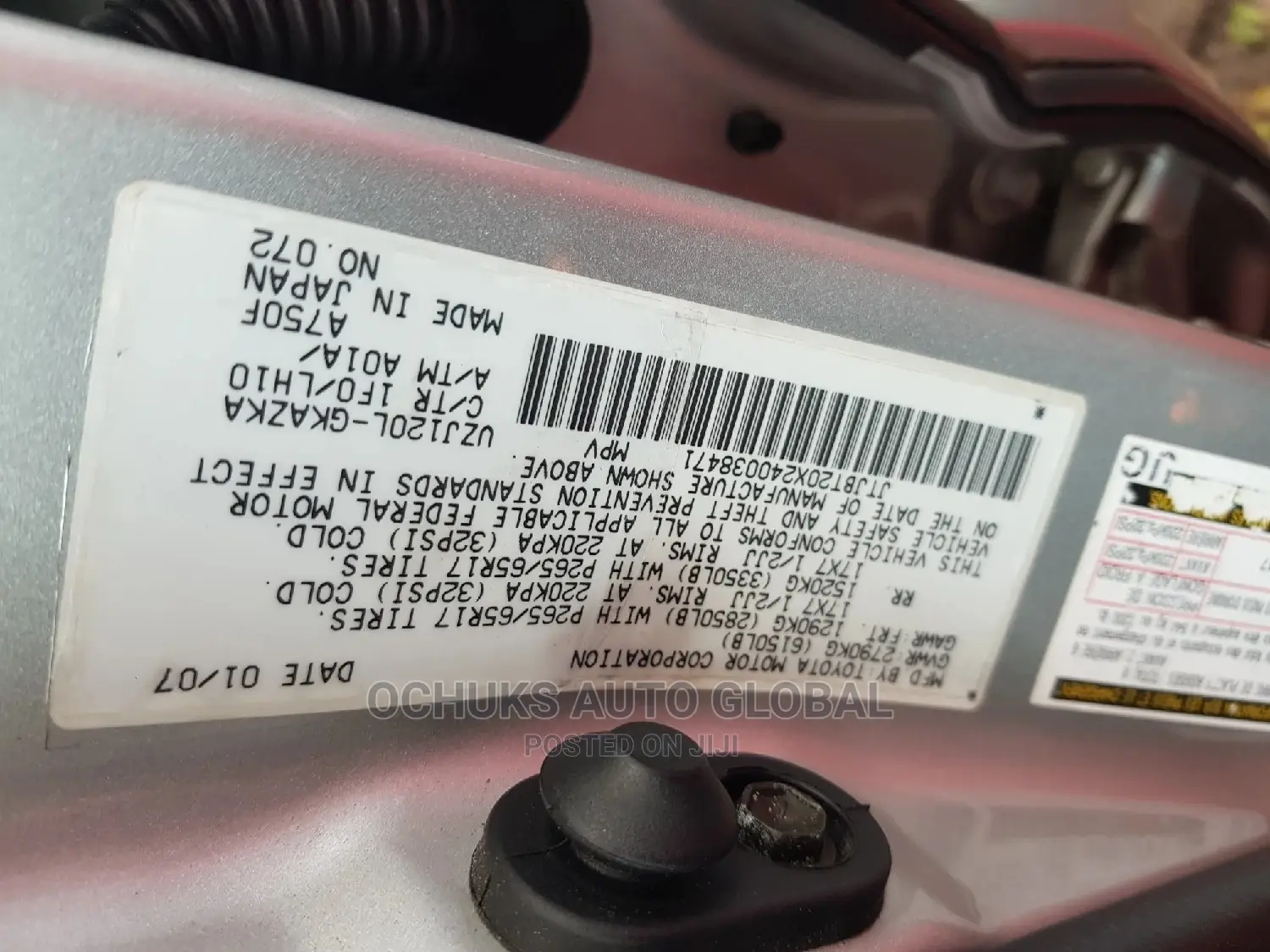 Lexus GX 470 2007 Silver