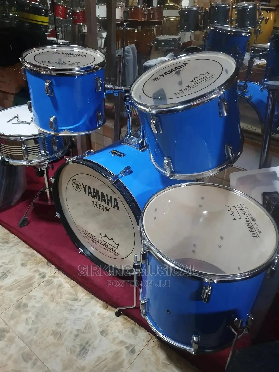Original 5sets Yamaha Drum With Chemical Velon