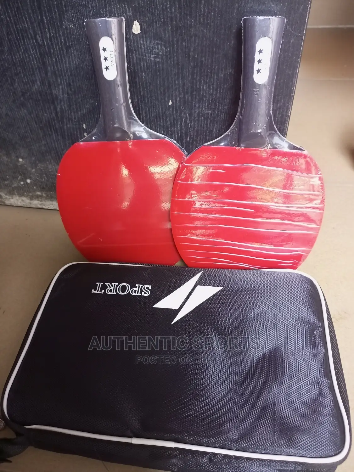 3star 2in1 Original Professional Bat and 3pcs 3tar Balls