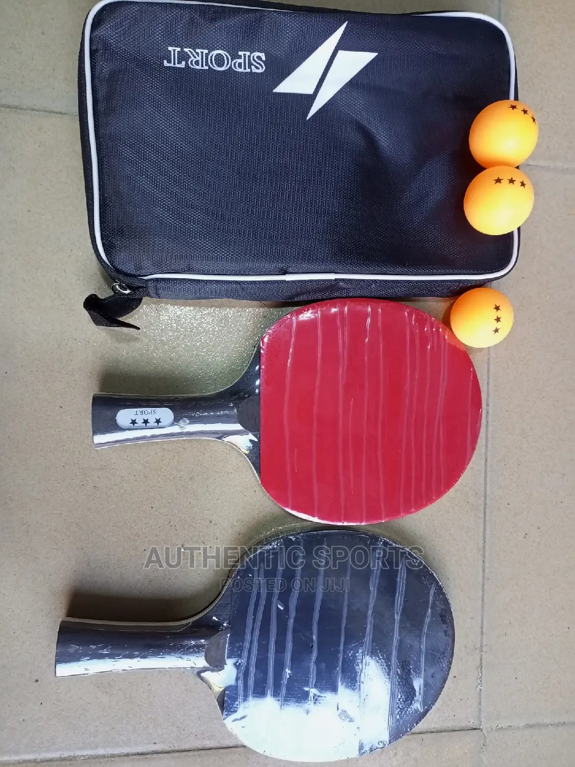 3star 2in1 Original Professional Bat and 3pcs 3tar Balls