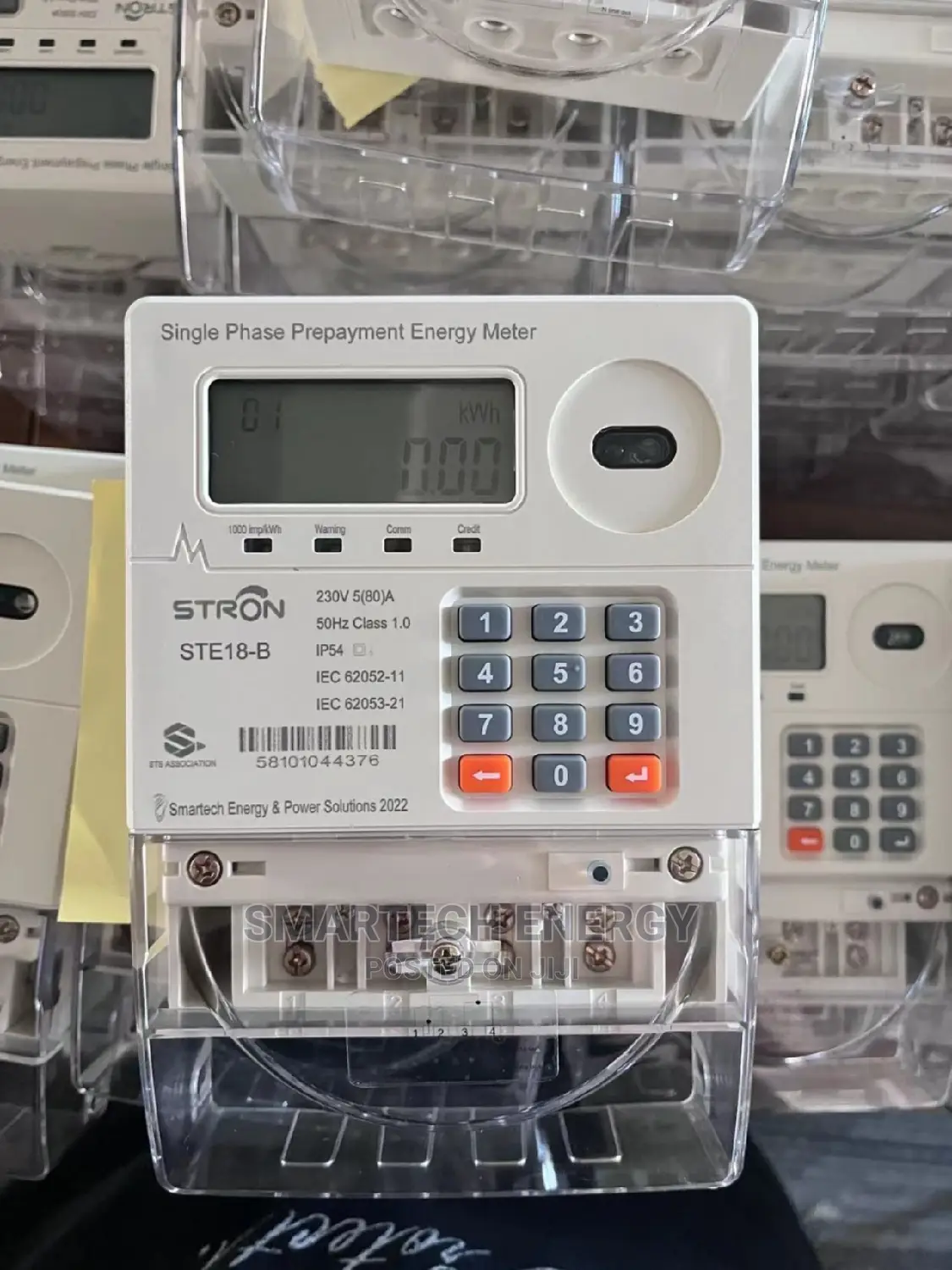 Single Phase Lora-Rf Prepaid Energy KWH STS Check Meter/Ste18-B