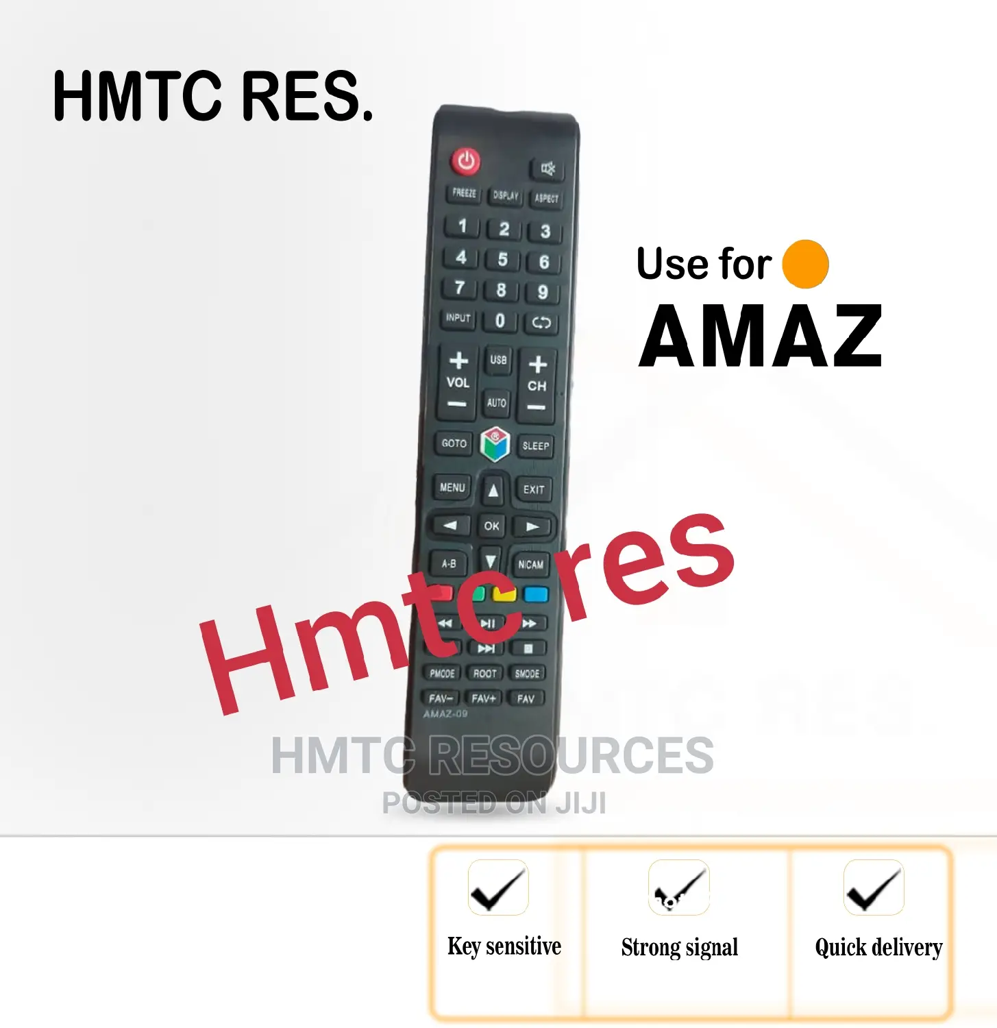 Amaz Led/LCD/HDTV/Smart Television Remote Control