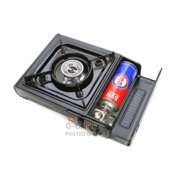 Portable Gas Stove With 1 Free Gas Cartridge- 34 X 26cm