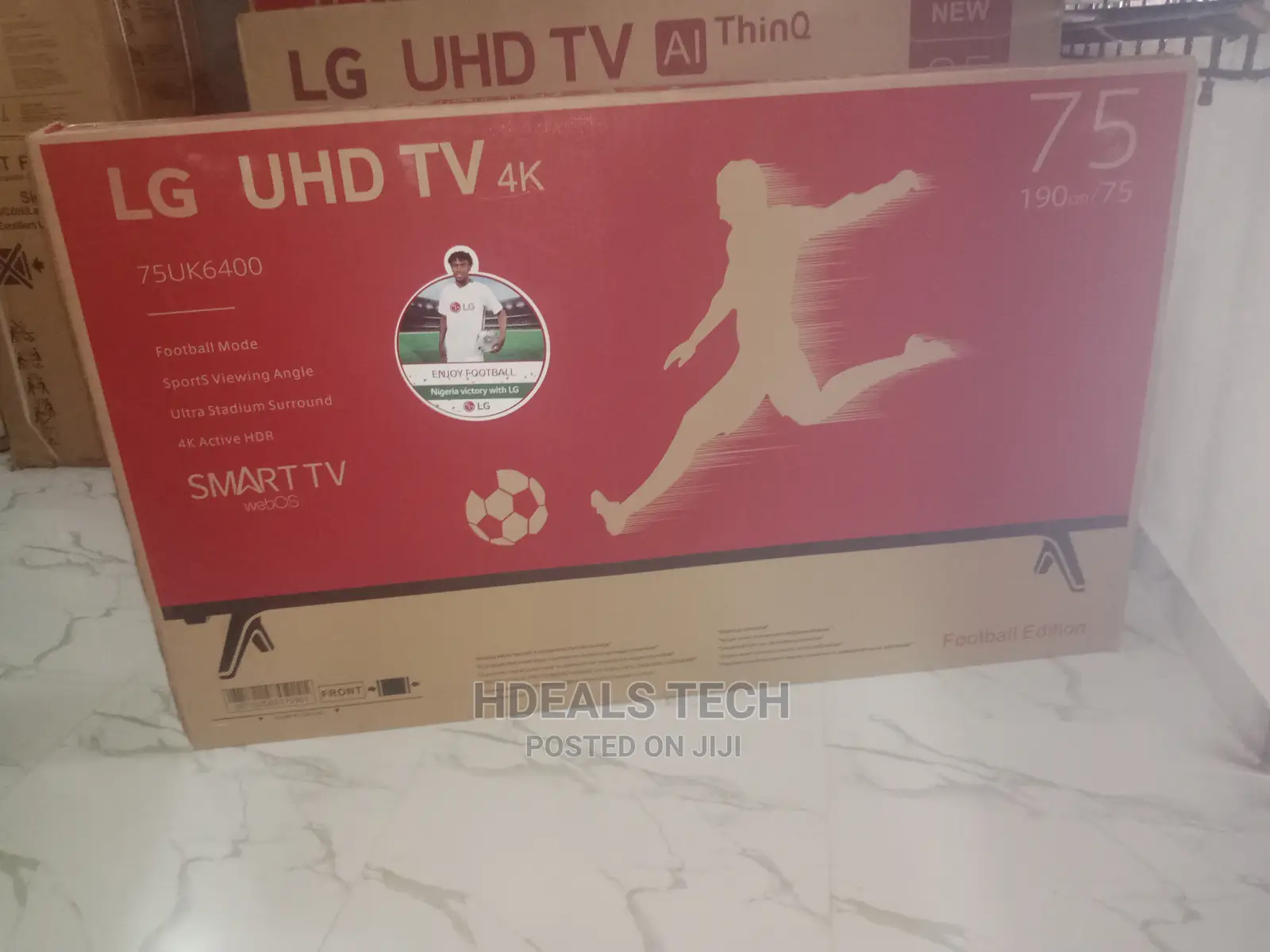 LG Smart TV 75 Inches With Netflix, Web Browser