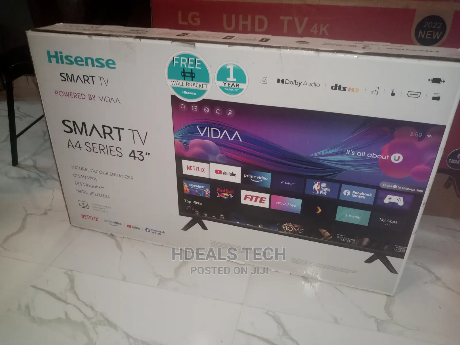 Hisense Smart TV A4 Series 43 Inches