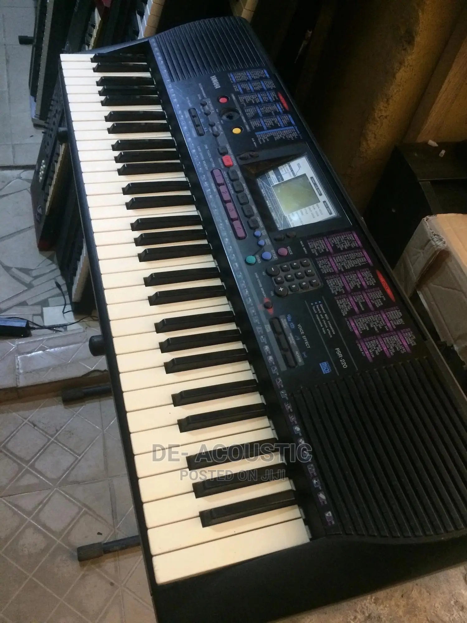 Yamaha Psr-220 Portatone Keyboard 61 Full Size Touch