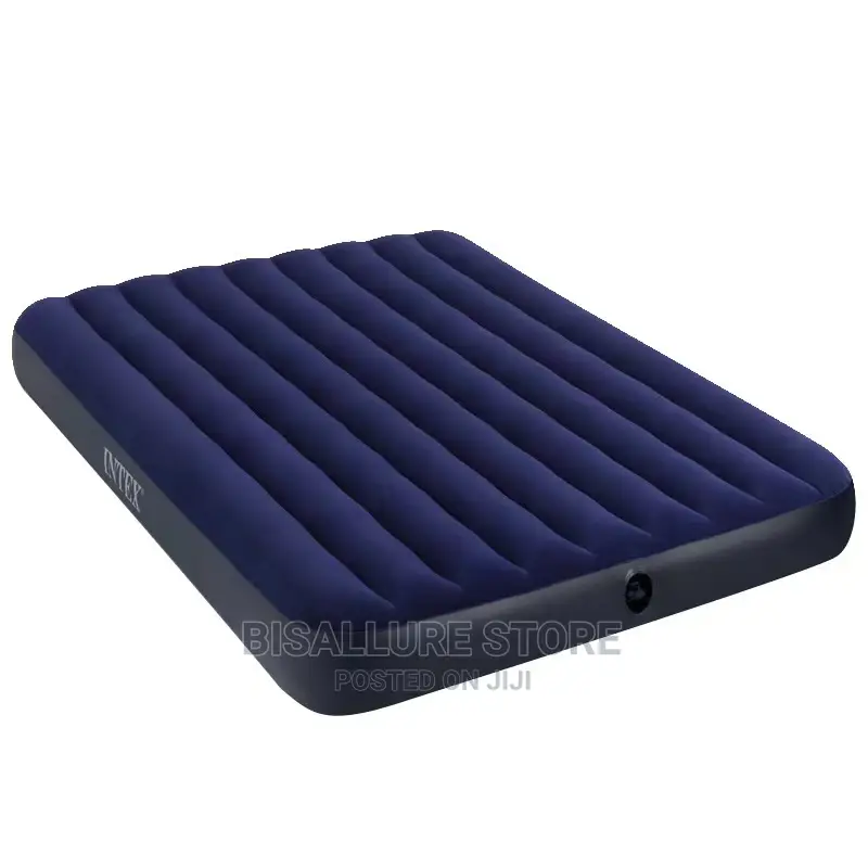 Intex Dura Beam Inflatable Camp Air Bed With Pump - Single